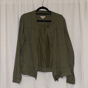 Green Bomber Jacket